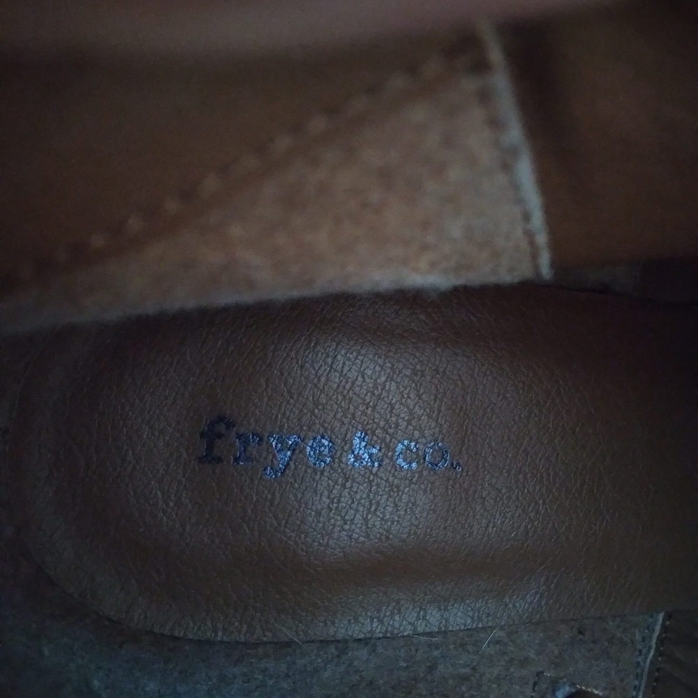 Frye Suede Ankle Boots with Zipper - Picture 7 of 8